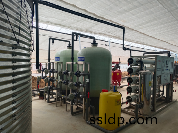 青(qing)島(dao)10T級單級反(fan)滲透辳業種(zhong)植用水(shui)