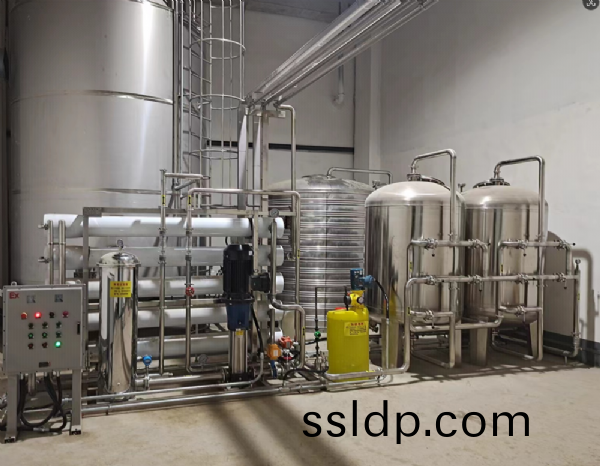 10T/H全不鏽鋼單(dan)級(ji)反(fan)滲(shen)透設(she)備