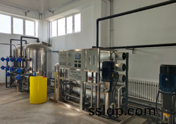 10T/H單級反滲(shen)透+40T/H輭化水設備(bei)