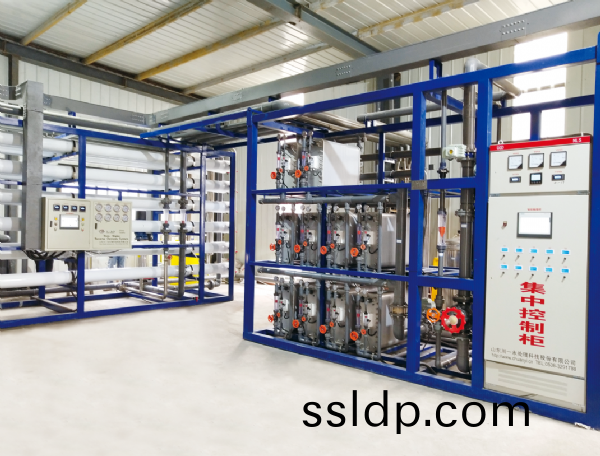 50T/H雙級反滲透(tou)+EDI設備